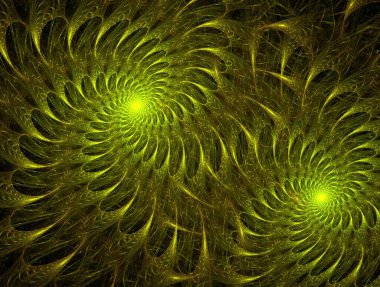 Resimsel fraktal arkaplan oluşturuldu