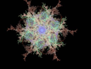 Resimsel fraktal arkaplan oluşturuldu