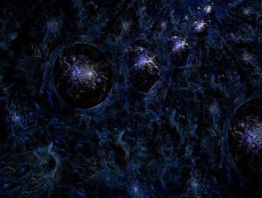 Resimsel fraktal arkaplan oluşturuldu