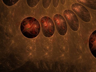 Resimsel fraktal arkaplan oluşturuldu