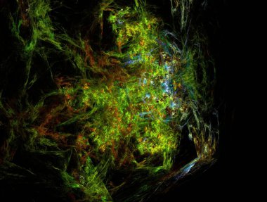 Resimsel fraktal arkaplan oluşturuldu