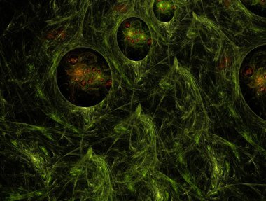 Resimsel fraktal arkaplan oluşturuldu