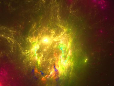 Resimsel fraktal arkaplan oluşturuldu