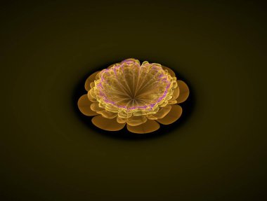 Resimsel fraktal arkaplan oluşturuldu