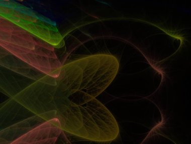 Resimsel fraktal arkaplan oluşturuldu