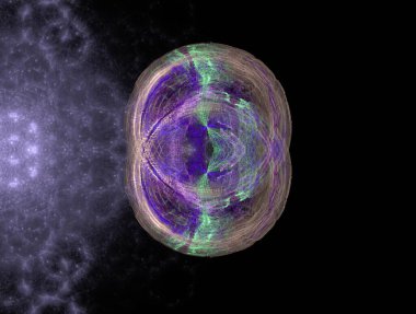 Resimsel fraktal arkaplan oluşturuldu