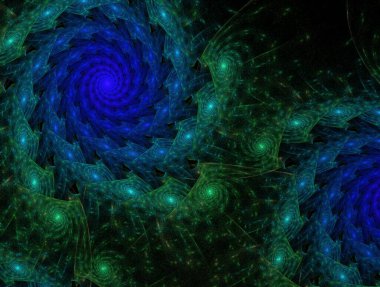 Resimsel fraktal arkaplan oluşturuldu