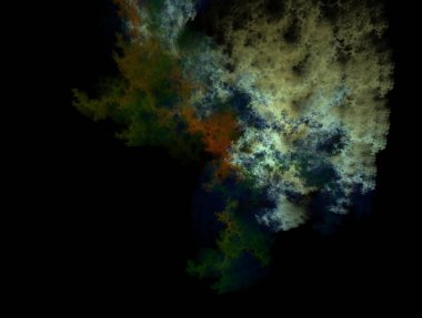 Resimsel fraktal arkaplan oluşturuldu