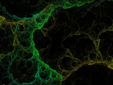 Resimsel fraktal arkaplan oluşturuldu