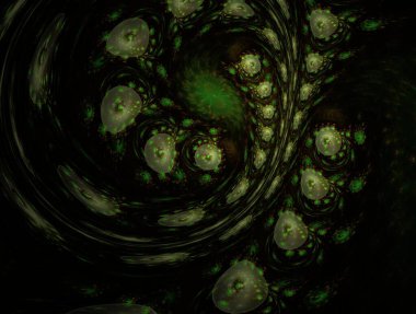 Resimsel fraktal arkaplan oluşturuldu