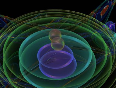 Resimsel fraktal arkaplan oluşturuldu