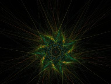 Resimsel fraktal arkaplan oluşturuldu