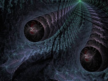 Resimsel fraktal arkaplan oluşturuldu