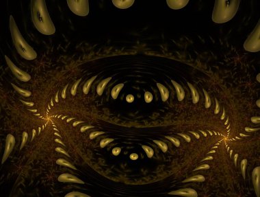 Resimsel fraktal arkaplan oluşturuldu