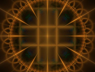 Resimsel fraktal arkaplan oluşturuldu