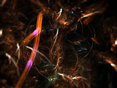 Resimsel fraktal arkaplan oluşturuldu