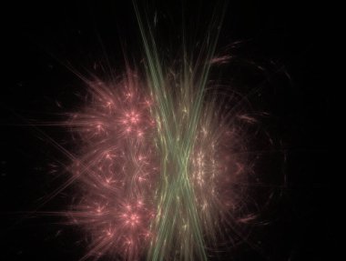 Resimsel fraktal arkaplan oluşturuldu