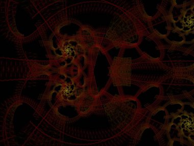 Resimsel fraktal arkaplan oluşturuldu