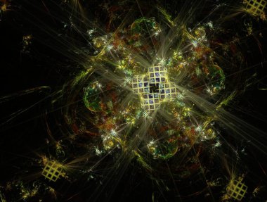 Resimsel fraktal arkaplan oluşturuldu