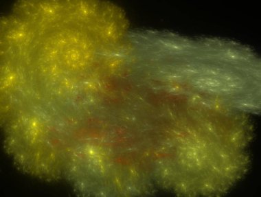 Resimsel fraktal arkaplan oluşturuldu