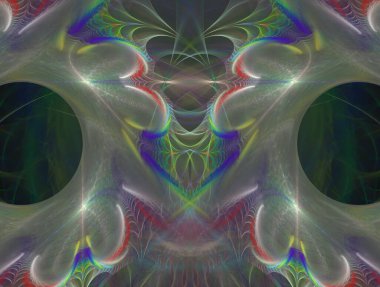 Resimsel fraktal arkaplan oluşturuldu