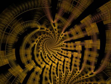 Resimsel fraktal arkaplan oluşturuldu