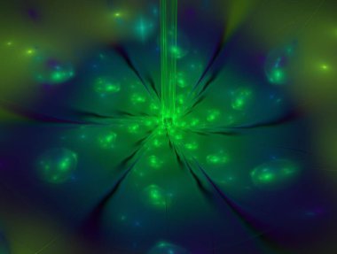 Resimsel fraktal arkaplan oluşturuldu