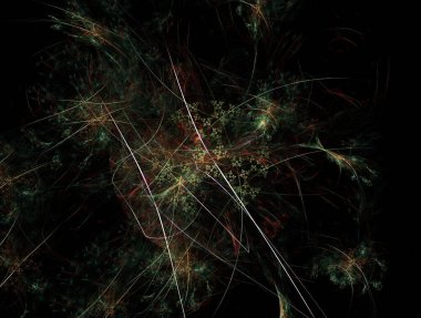 Resimsel fraktal arkaplan oluşturuldu