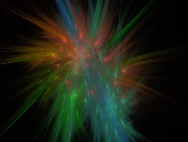 Resimsel fraktal arkaplan oluşturuldu