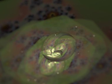 Resimsel fraktal arkaplan oluşturuldu