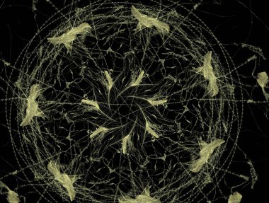 Resimsel fraktal arkaplan oluşturuldu