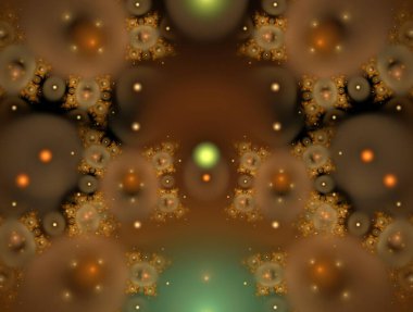 Resimsel fraktal arkaplan oluşturuldu