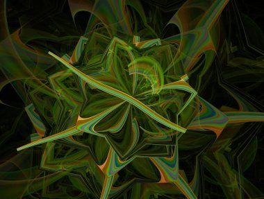 Resimsel fraktal arkaplan oluşturuldu