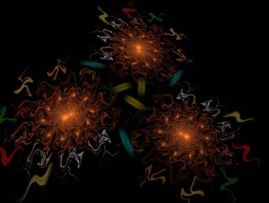 Resimsel fraktal arkaplan oluşturuldu