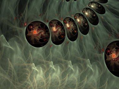 Resimsel fraktal arkaplan oluşturuldu