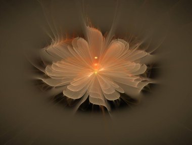 Resimsel fraktal arkaplan oluşturuldu