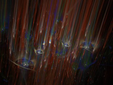 Resimsel fraktal arkaplan oluşturuldu