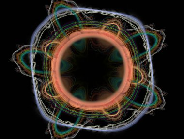 Resimsel fraktal arkaplan oluşturuldu