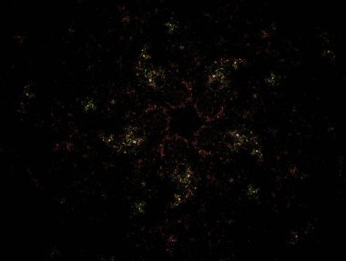 Resimsel fraktal arkaplan oluşturuldu