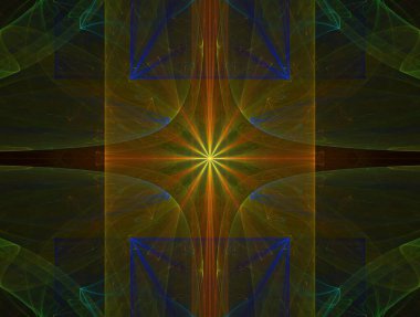 Resimsel fraktal arkaplan oluşturuldu