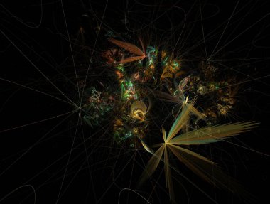 Resimsel fraktal arkaplan oluşturuldu