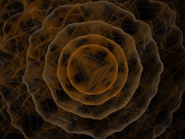 Resimsel fraktal arkaplan oluşturuldu