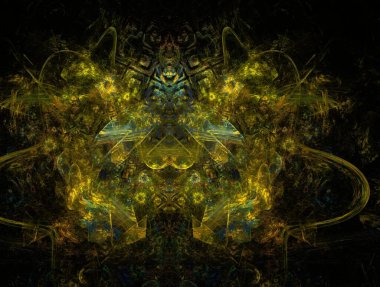 Resimsel fraktal arkaplan oluşturuldu