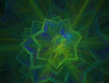 Resimsel fraktal arkaplan oluşturuldu