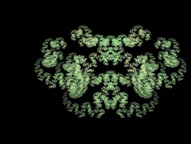 Resimsel fraktal arkaplan oluşturuldu