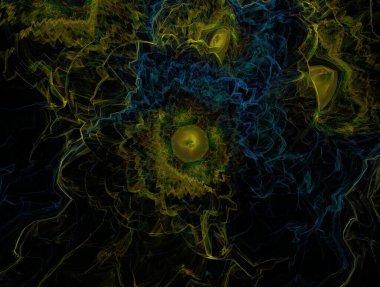 Resimsel fraktal arkaplan oluşturuldu