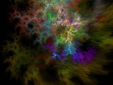 Resimsel fraktal arkaplan oluşturuldu