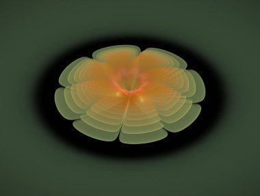 Resimsel fraktal arkaplan oluşturuldu