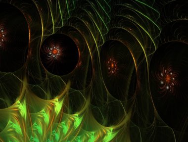 Resimsel fraktal arkaplan oluşturuldu