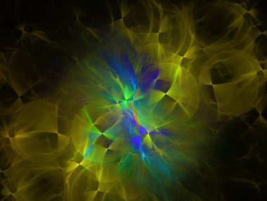 Resimsel fraktal arkaplan oluşturuldu